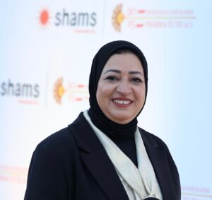 الدكتورة أميرة صالح المدير العام لشركة شمس للكيماويات 
