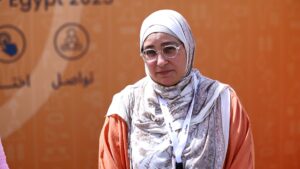 المهندسة هند سالم شركة المبارك فى فاعليات حقول المستقبل 
